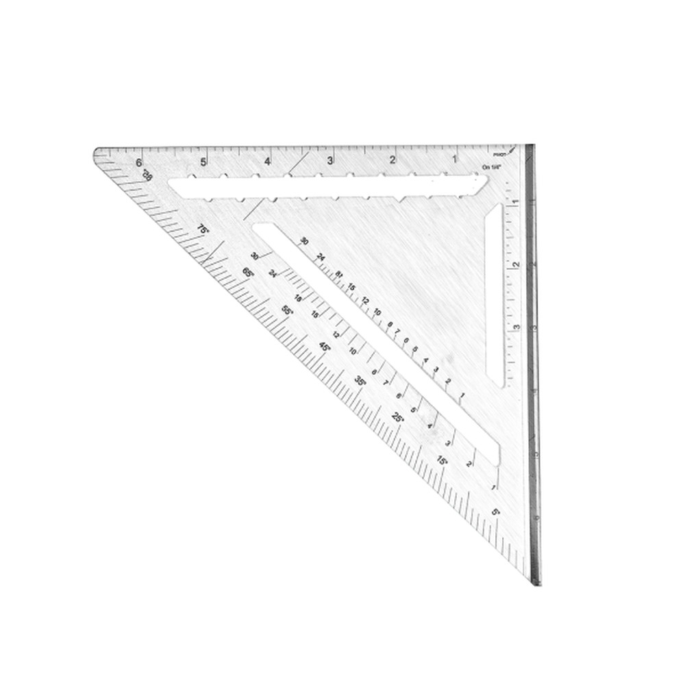 Thước đo góc vuông tam giác nhôm Workpro WP264007 180 mm (7 inch)