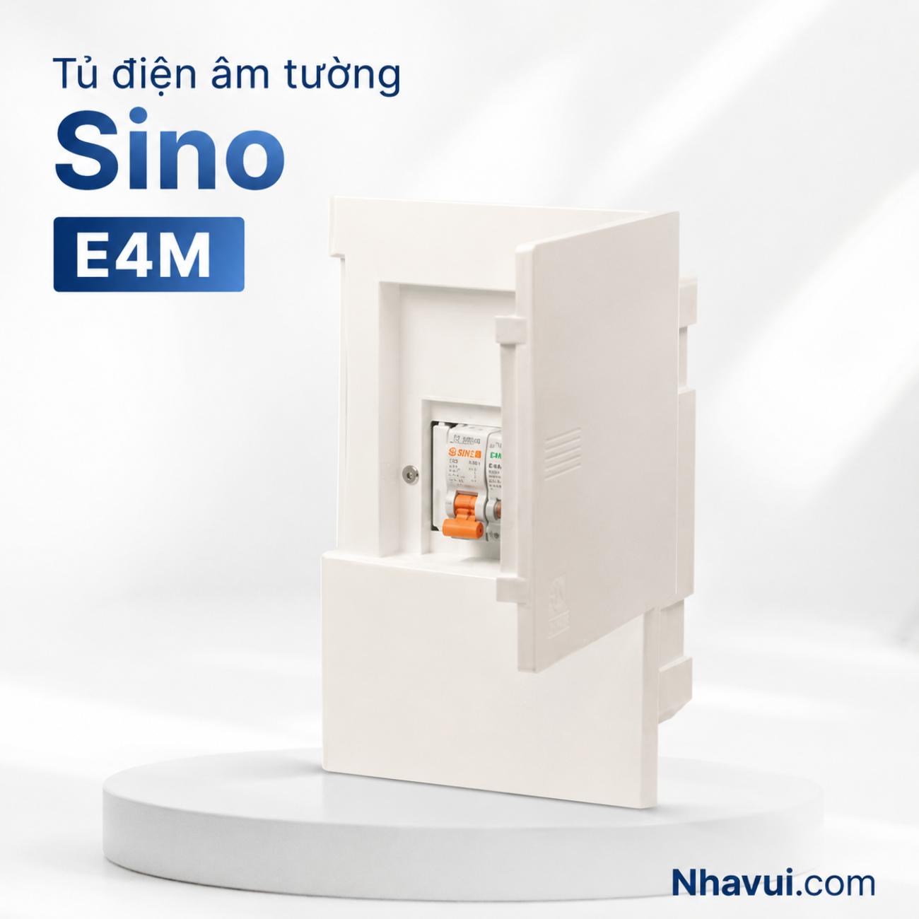 Tủ điện âm tường Sino E4M
