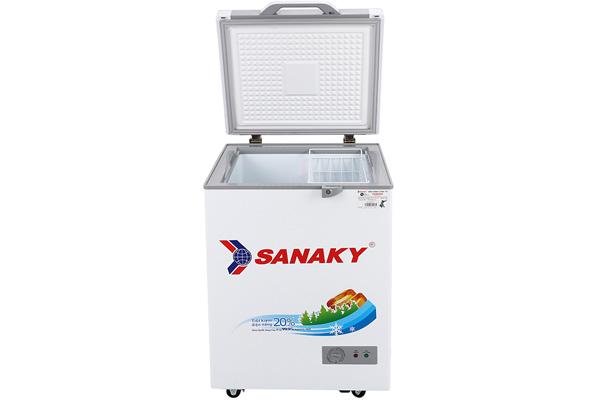 Tủ đông 1 ngăn Sanaky VH-1599HYKD 100 lít mặt kính
