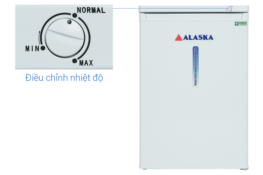Tủ đông đứng Alaska IF-11 100 lít