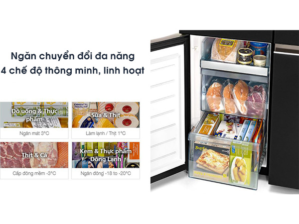 Tủ lạnh Hitachi Inverter 569 lít R-WB640VGV0X(MIR)