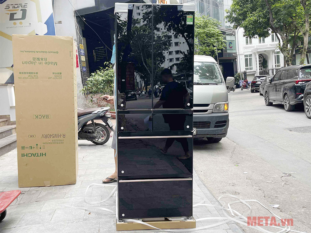 Tủ lạnh Hitachi Inverter 6 cánh 540 lít R-HW540RV(XK)