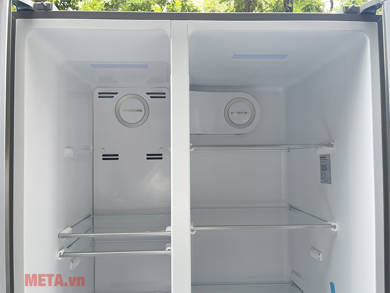 Tủ lạnh Side by Side Sharp Inverter 532 lít SJ-SBX530V-SL