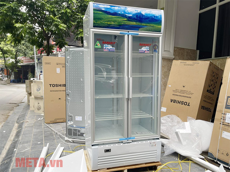 Tủ mát 2 cánh Sanaky Inverter VH-8009HP3 700 lít
