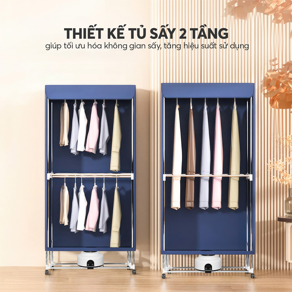 Tủ sấy quần áo Elmich CDE-8641 1.800W