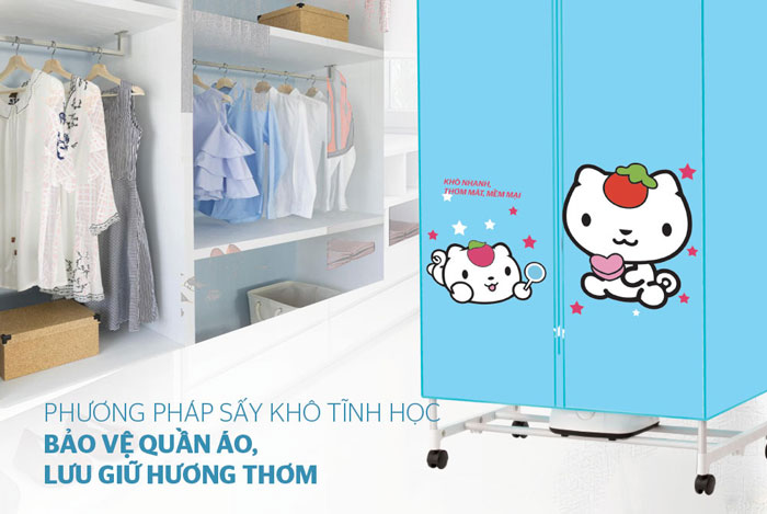 Tủ sấy quần áo Sunhouse SHD2702 900W