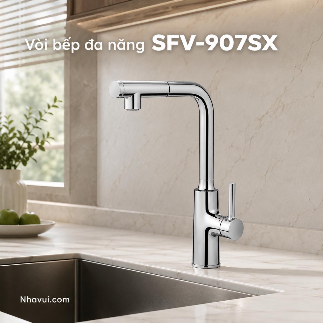 Vòi bếp đa năng INAX SFV-907SX