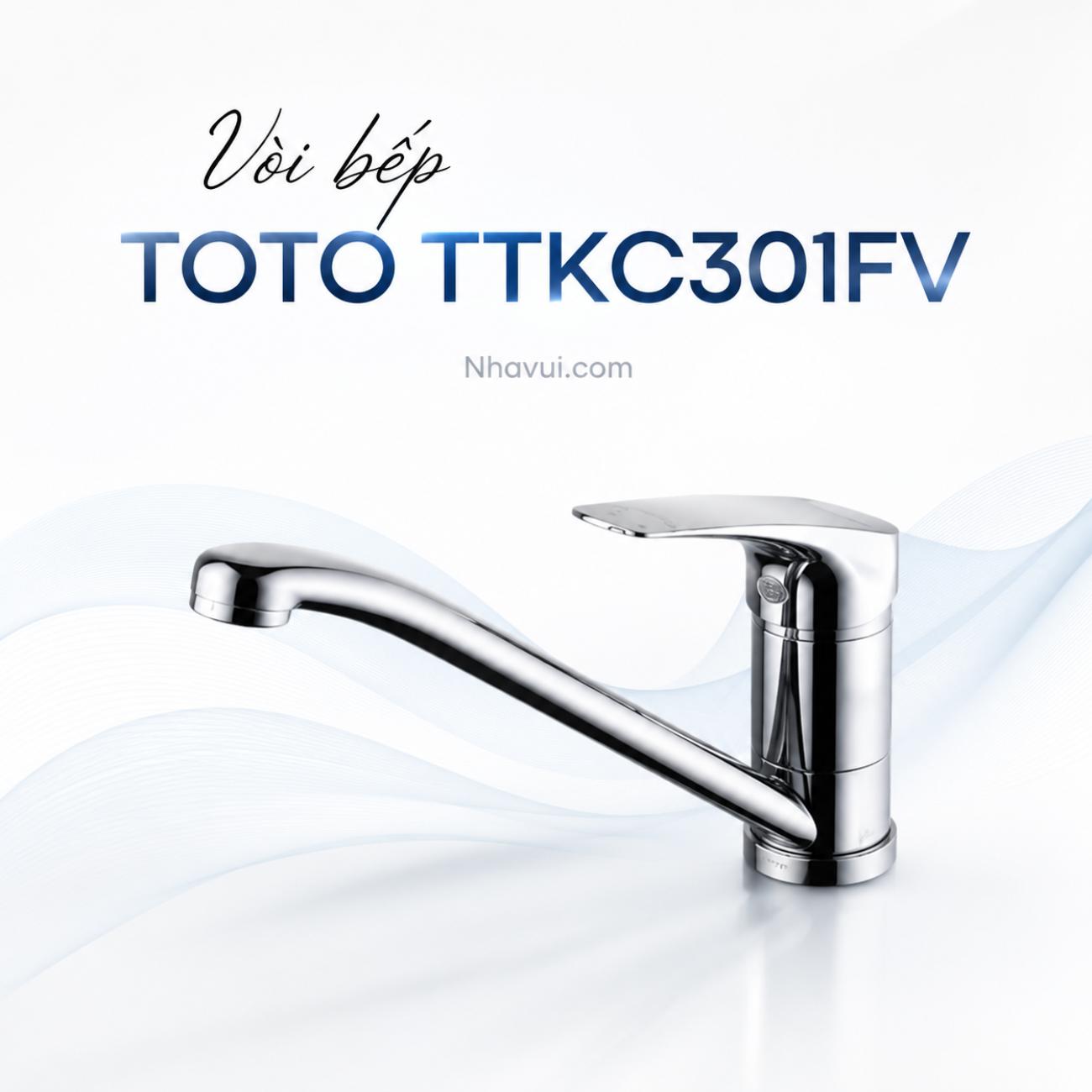 Vòi bếp gật gù nóng lạnh TOTO TTKC301FV