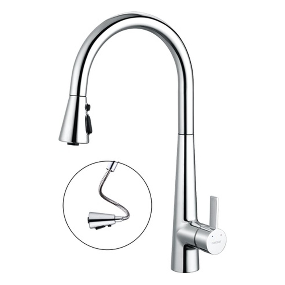 Vòi bếp nóng lạnh Caesar K905C chính hãng, bảo hành 24 tháng