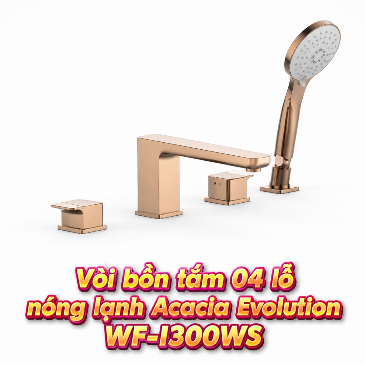 Vòi bồn tắm 04 lỗ American Standard Acacia Evolution WF-I300WS