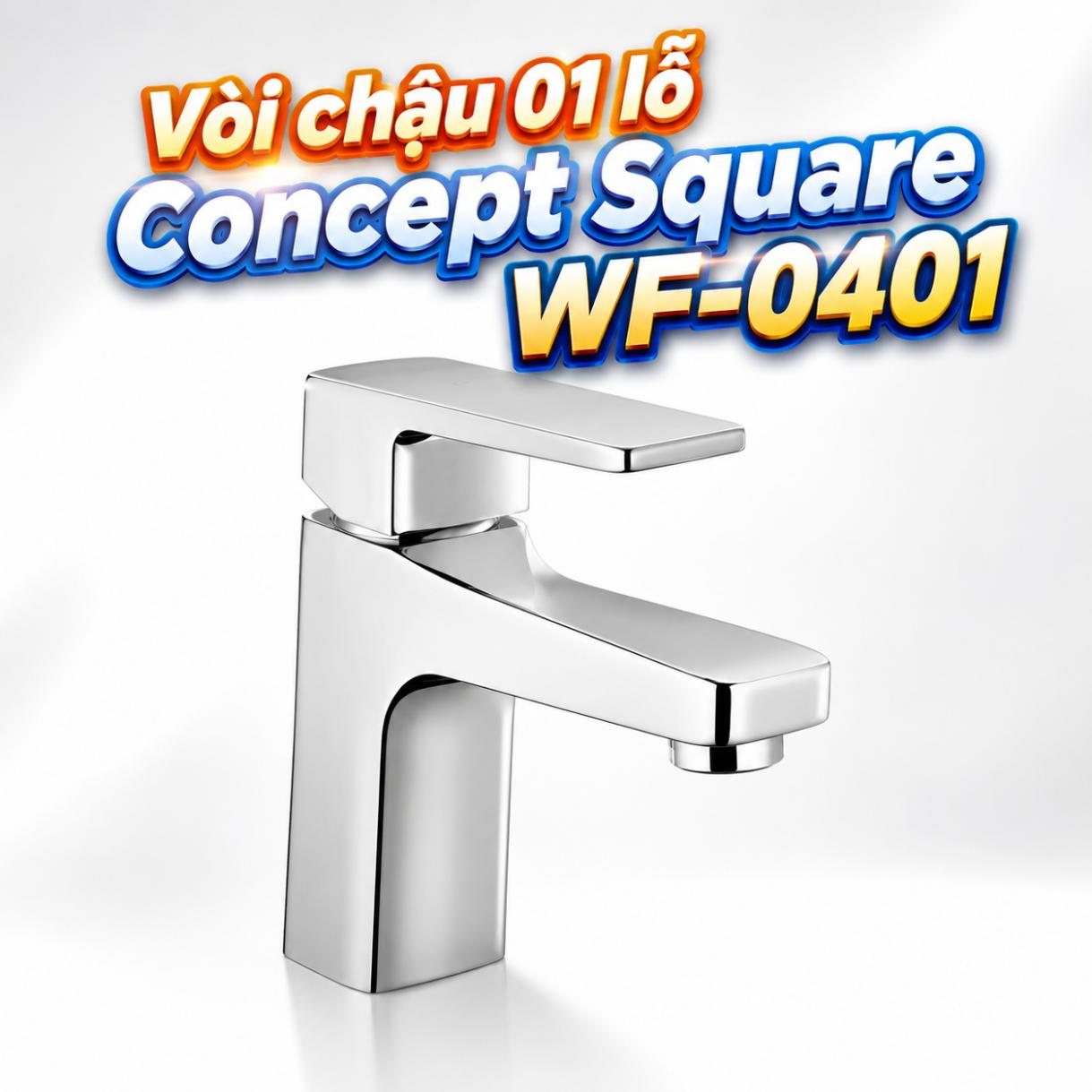 Vòi chậu 01 lỗ American Standard Concept Square WF-0401