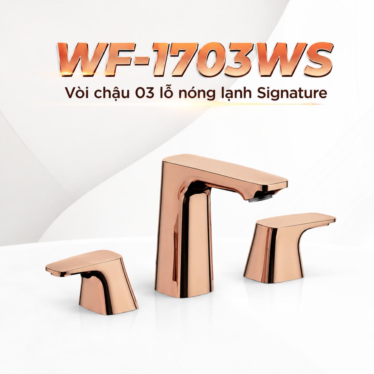 Vòi chậu 03 lỗ nóng lạnh American Standard Signature WF-1703WS