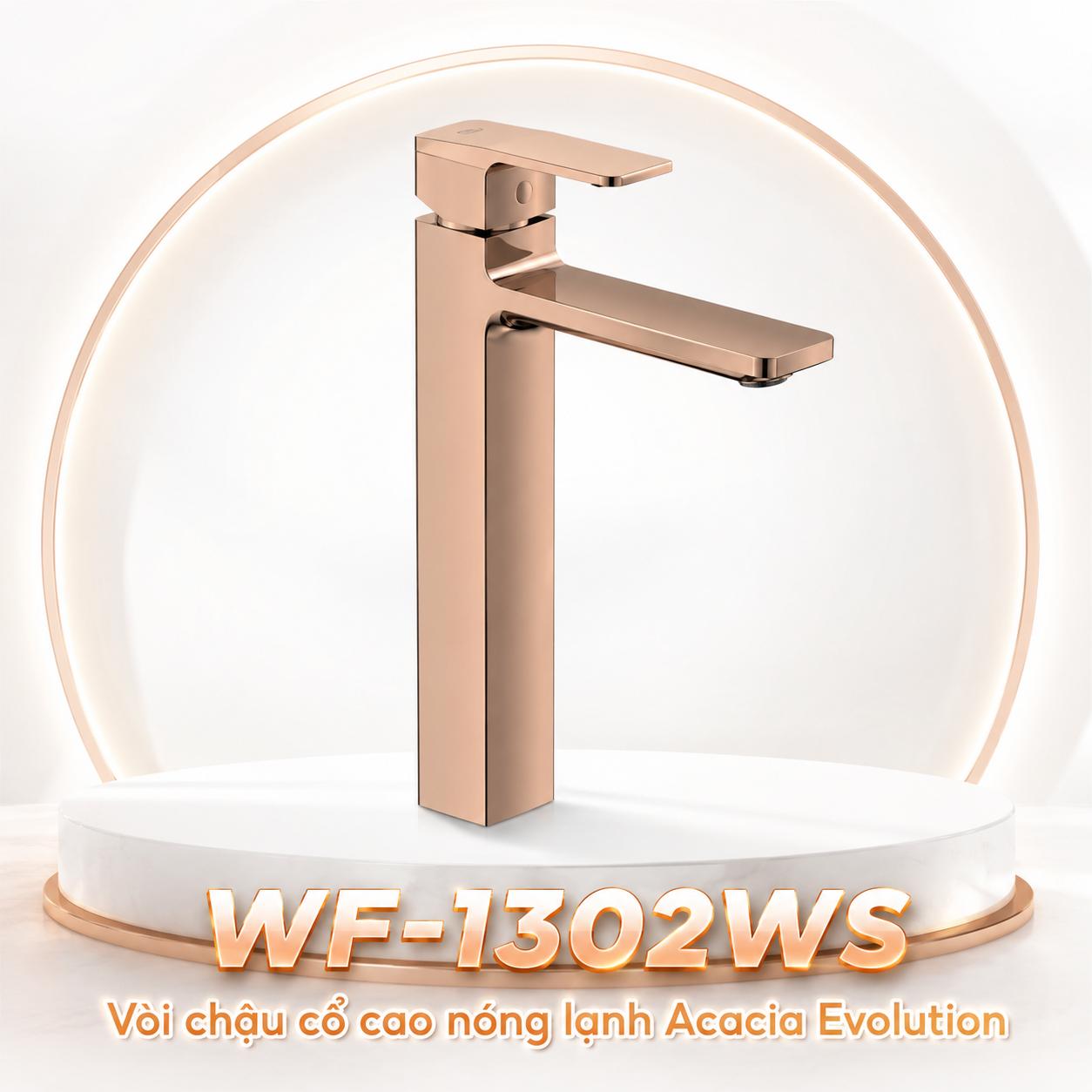 Vòi chậu cổ cao nóng lạnh American Standard Acacia Evolution WF-1302WS