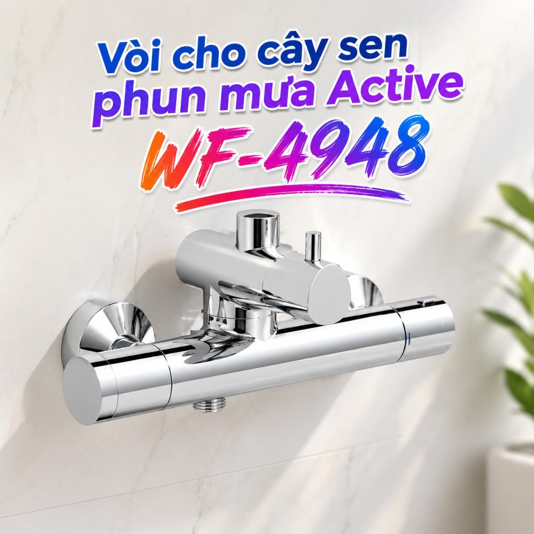 Vòi cho cây sen phun mưa American Standard Active WF-4948