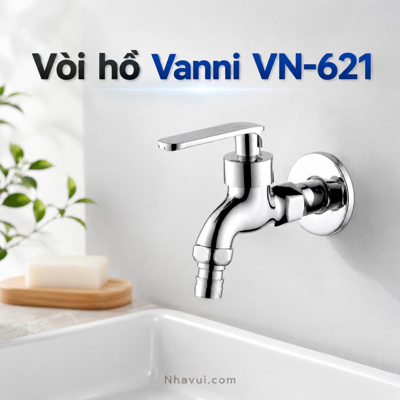 Vòi hồ Vanni VN-621 đồng thau mạ crome