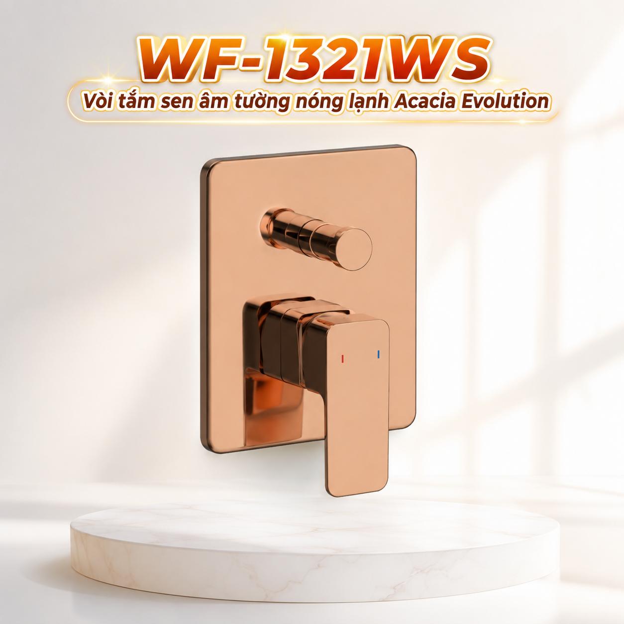 Vòi tắm sen âm tường nóng lạnh American Standard Acacia Evolution WF-1321WS