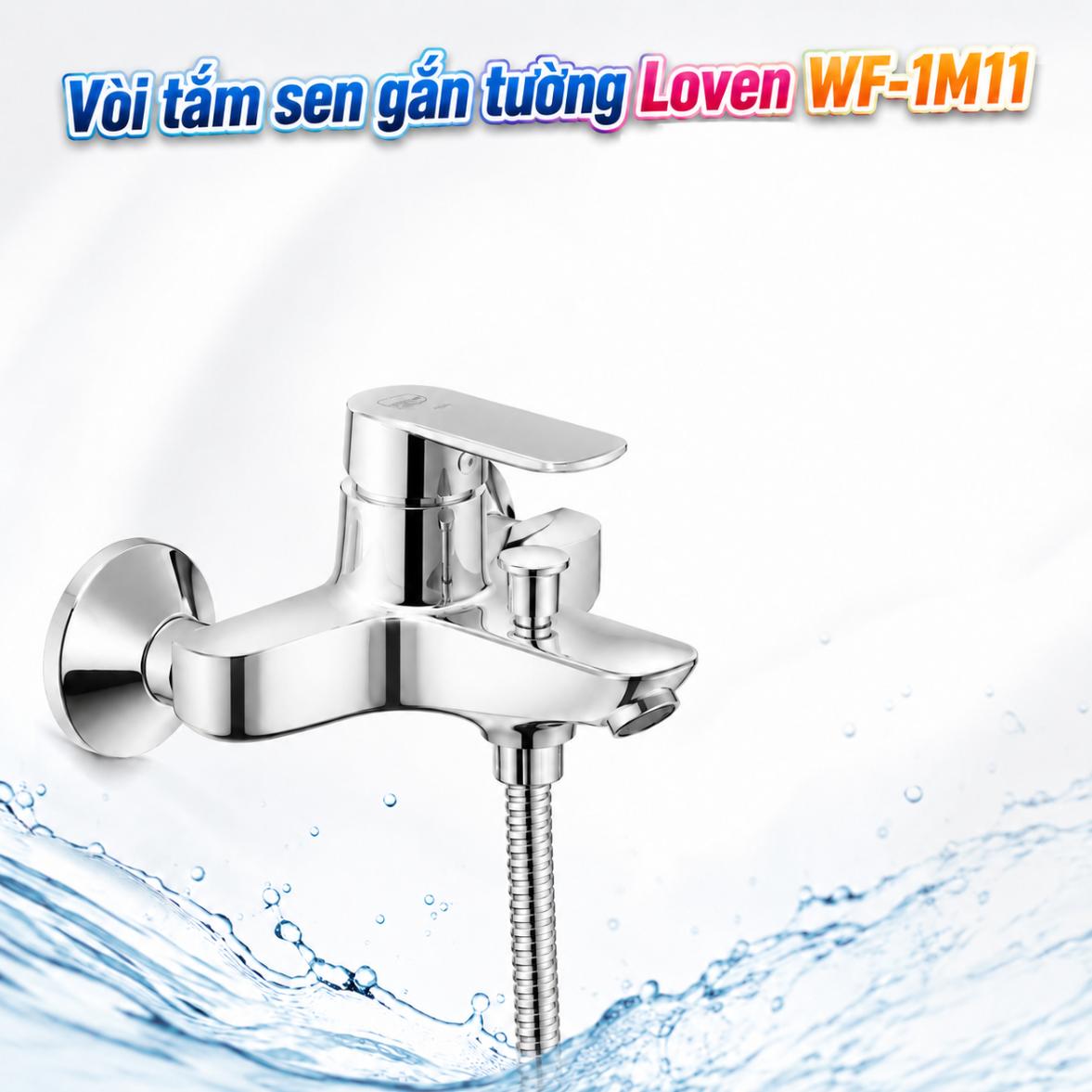 Vòi tắm sen gắn tường American Standard Loven WF-1M11