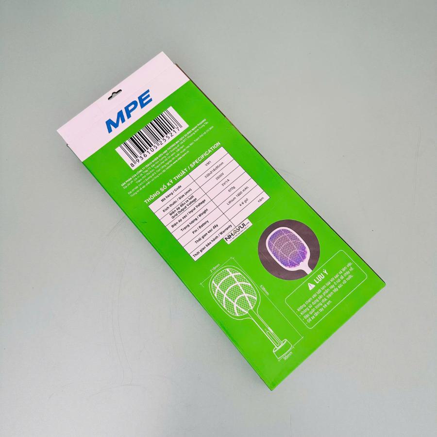 Vợt muỗi MPE VM1 sạc điện 5V/1A có đèn thu hút muỗi