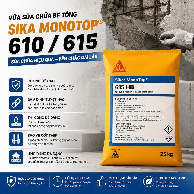 Vữa rót không co ngót Sika Grout 214-11