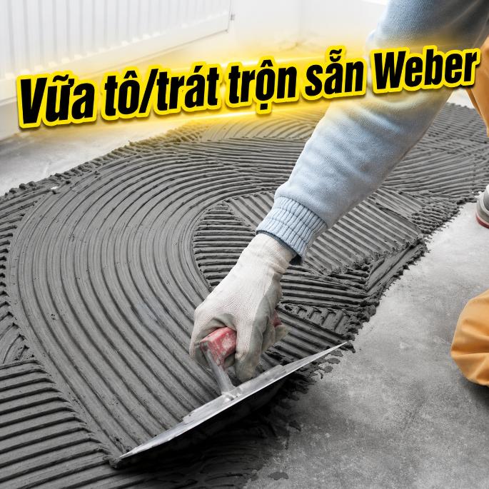 Vữa tô/trát trộn sẵn Weber