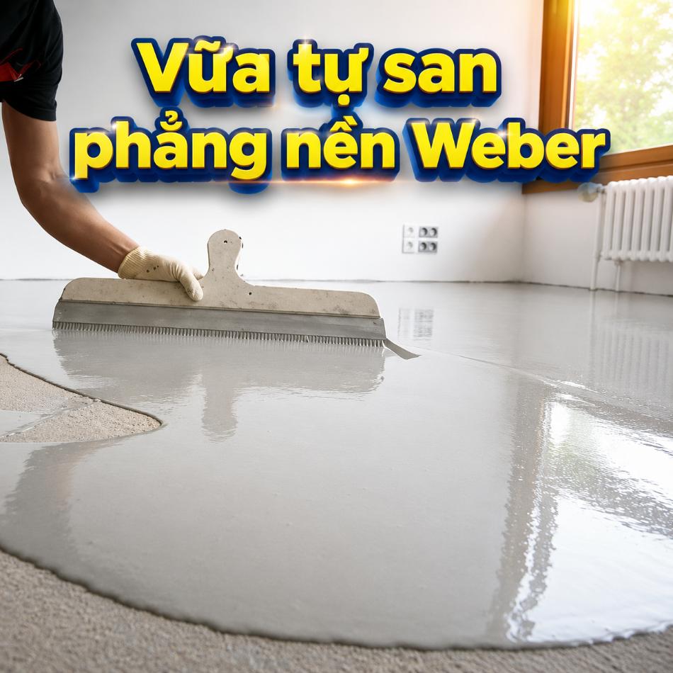 Vữa tự san phẳng nền Weber