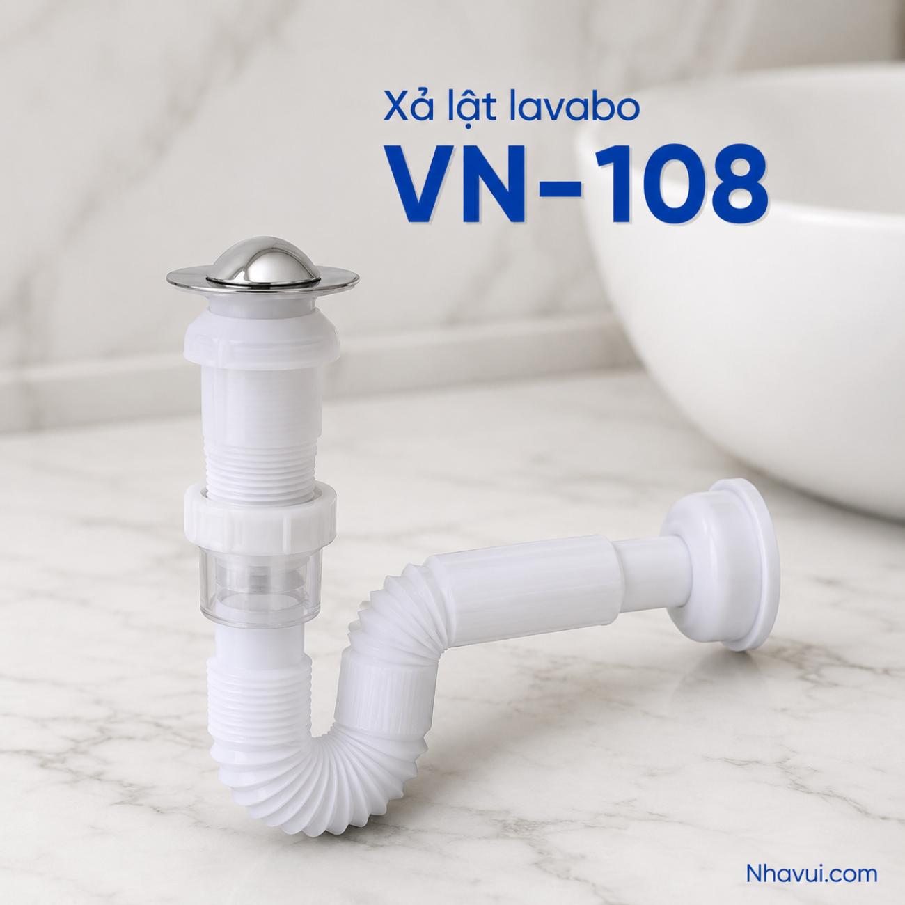 Xả lật lavabo Vanni VN-108 nhựa ABS