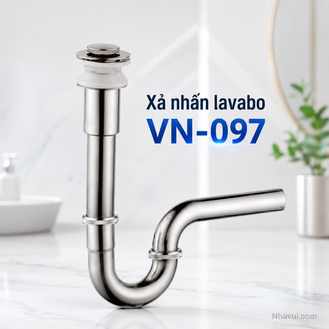 Xả nhấn inox Vanni VN-097 inox 304