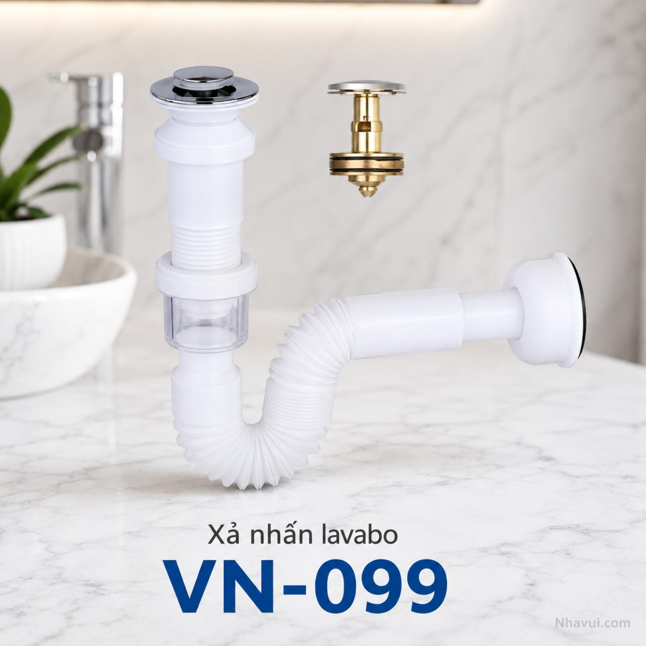 Xả nhấn lavabo Vanni VN-099 nhựa ABS