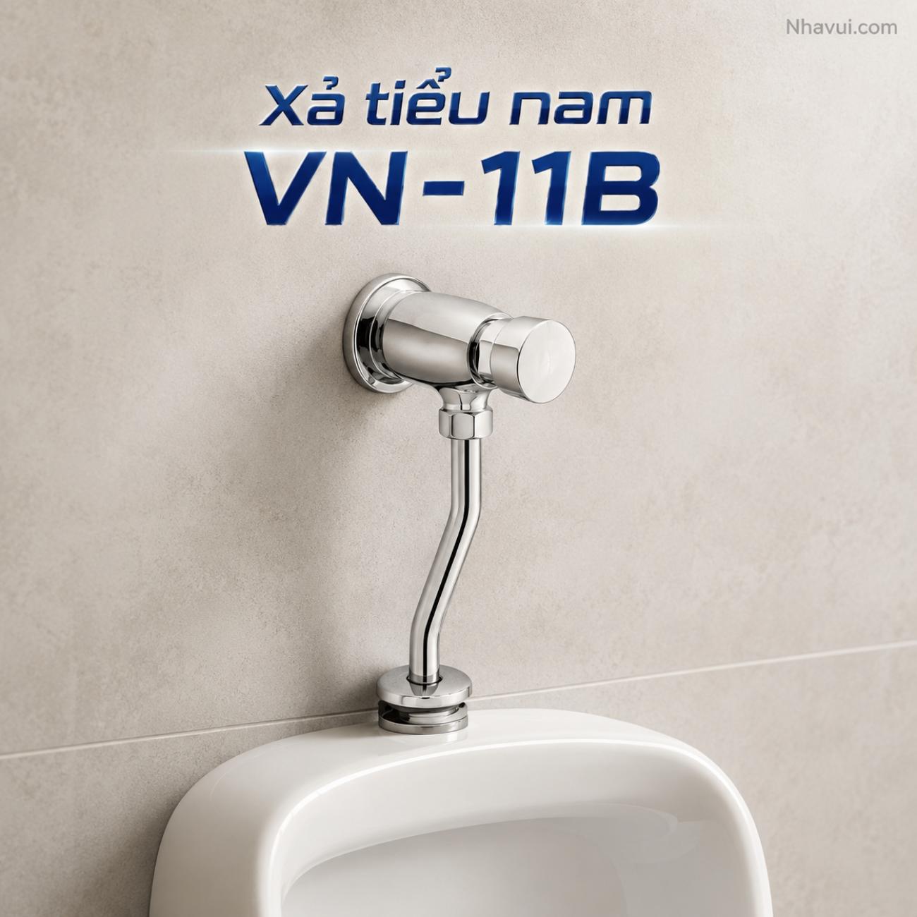 Xả tiểu nam Vanni VN-11B đồng thau mạ crome