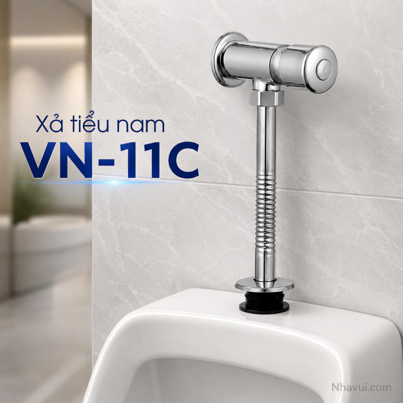 Xả tiểu nam Vanni VN-11C đồng thau mạ crome