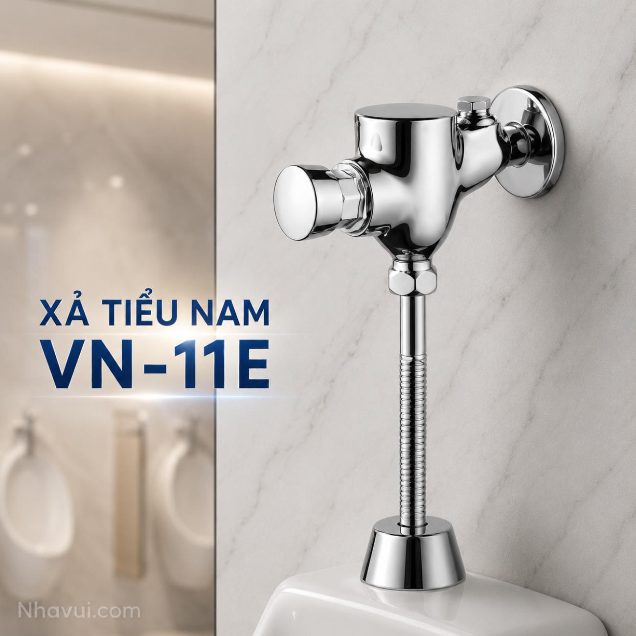 Xả tiểu nam Vanni VN-11E đồng thau mạ crome