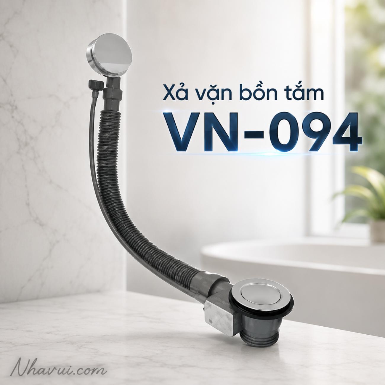 Xả vặn bồn tắm Vanni VN-094 chất liệu nhựa