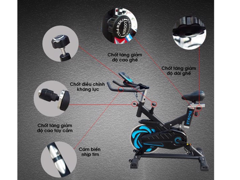 Xe đạp tập thể dục Evertop 7911