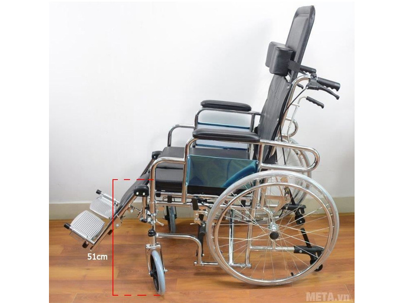 Xe lăn đa năng Lucass V7 (X7/X7A) có bô, ngả nằm, tay phanh