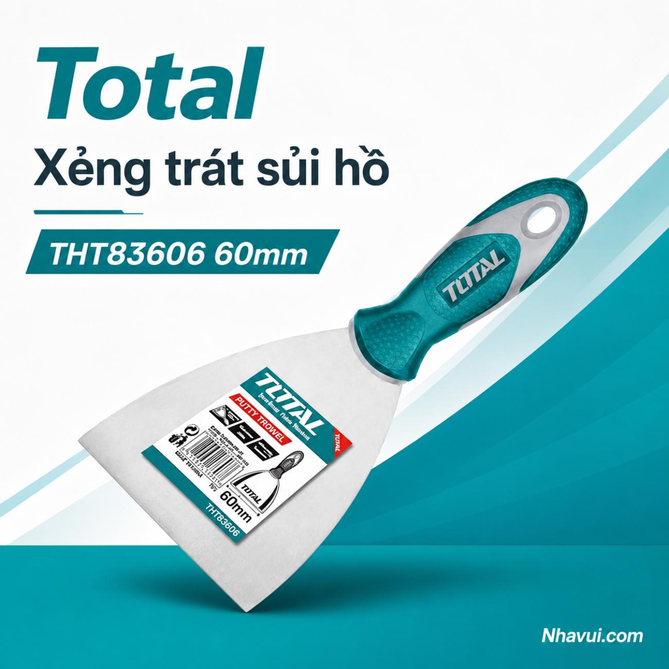 Xẻng trét sủi hồ Total THT83606