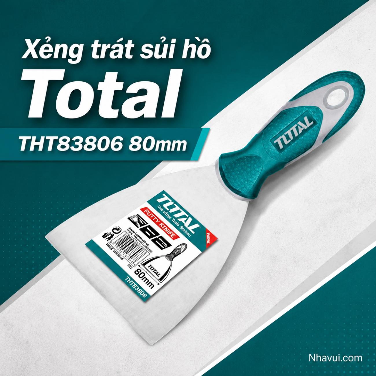 Xẻng trét sủi hồ Total THT83806 80mm