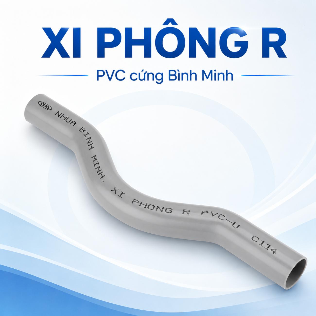Xi phông R PVC cứng Bình Minh