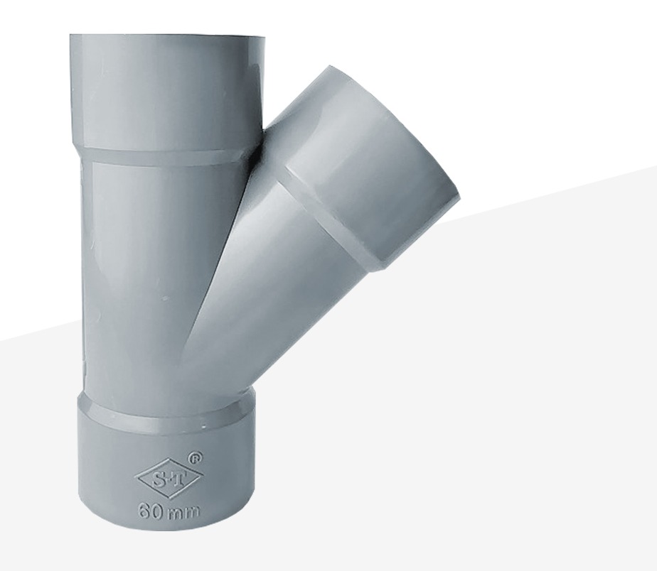 Y uPVC Siêu Thành Ø42 – Ø114 thoát nước
