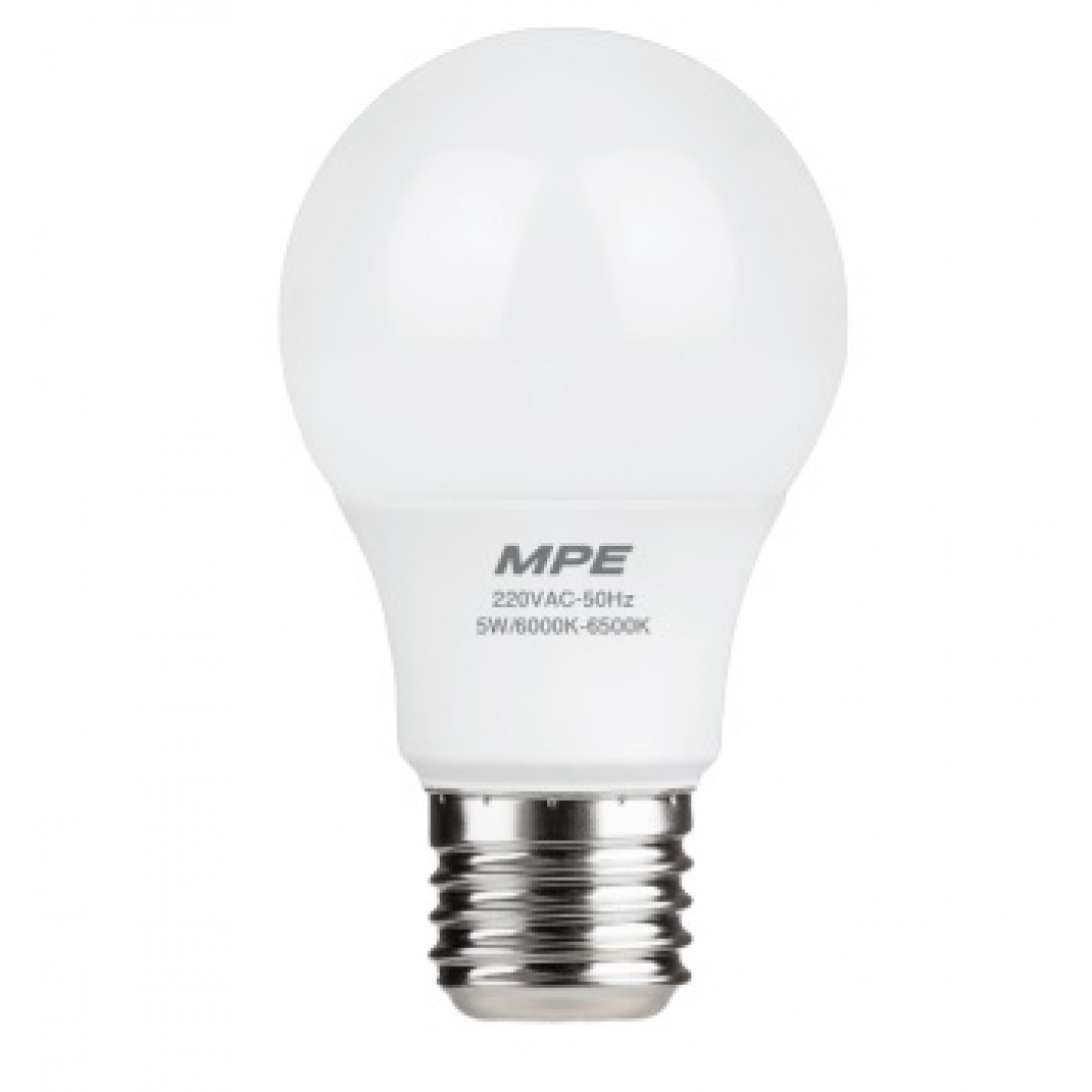 Bóng Đèn LED Bulb 5W MPE LBD-5T, Ánh Sáng Trắng