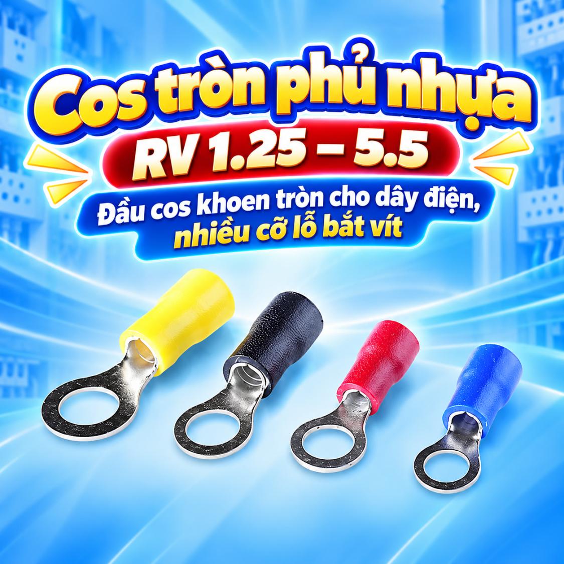 Đầu Cos tròn phủ nhựa